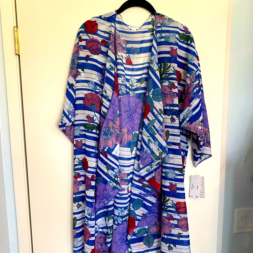Floral Shirley top - L